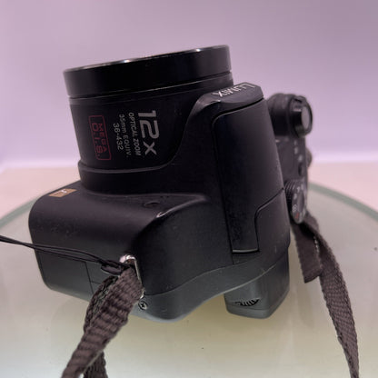 Panasonic Lumix DMC-FZ7  Digital Bridge Camera Leica 12x Zoom Charger+2GB #3667