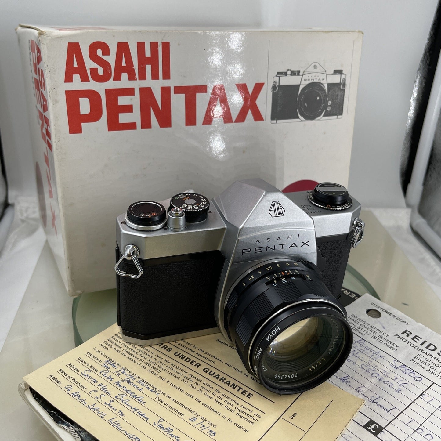 Pentax SP500 35mm SLR Camera, with Pentax SMC Takumar 55mm f/2 Lens BOXED  #5981