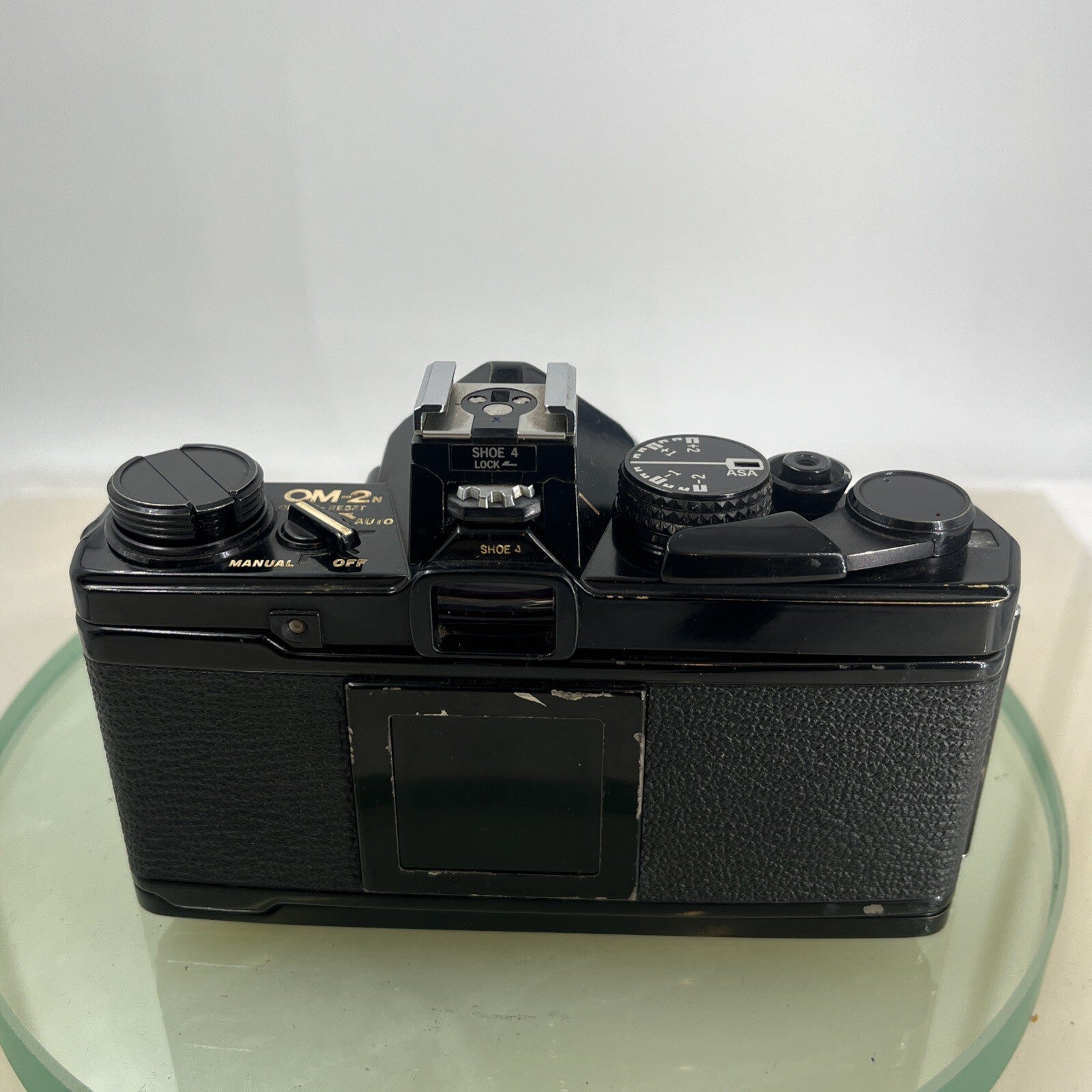 Olympus OM-2n Black - 35mm SLR Film Camera + 50mm f/1.8 Lens-Tested & Working8796