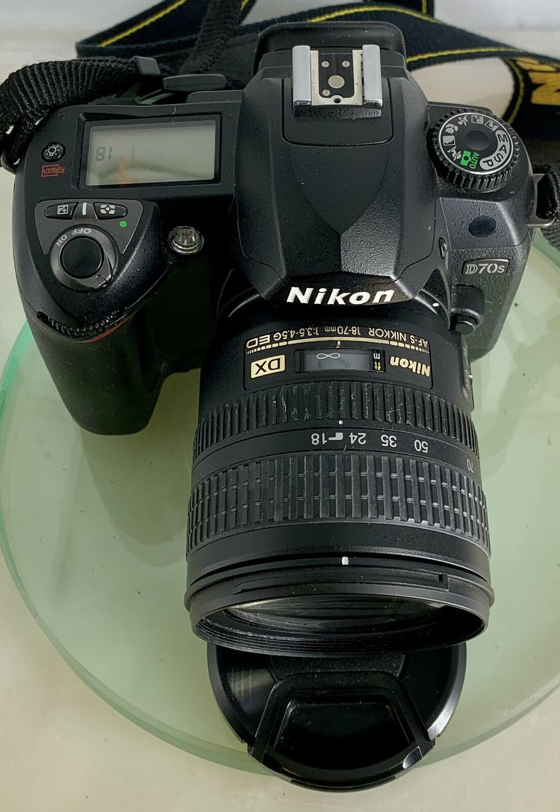 Nikon D70s 6.1MP Digital SLR Camera+Nikkor DX 18-70mm Lens+Charger+Box+Tested3