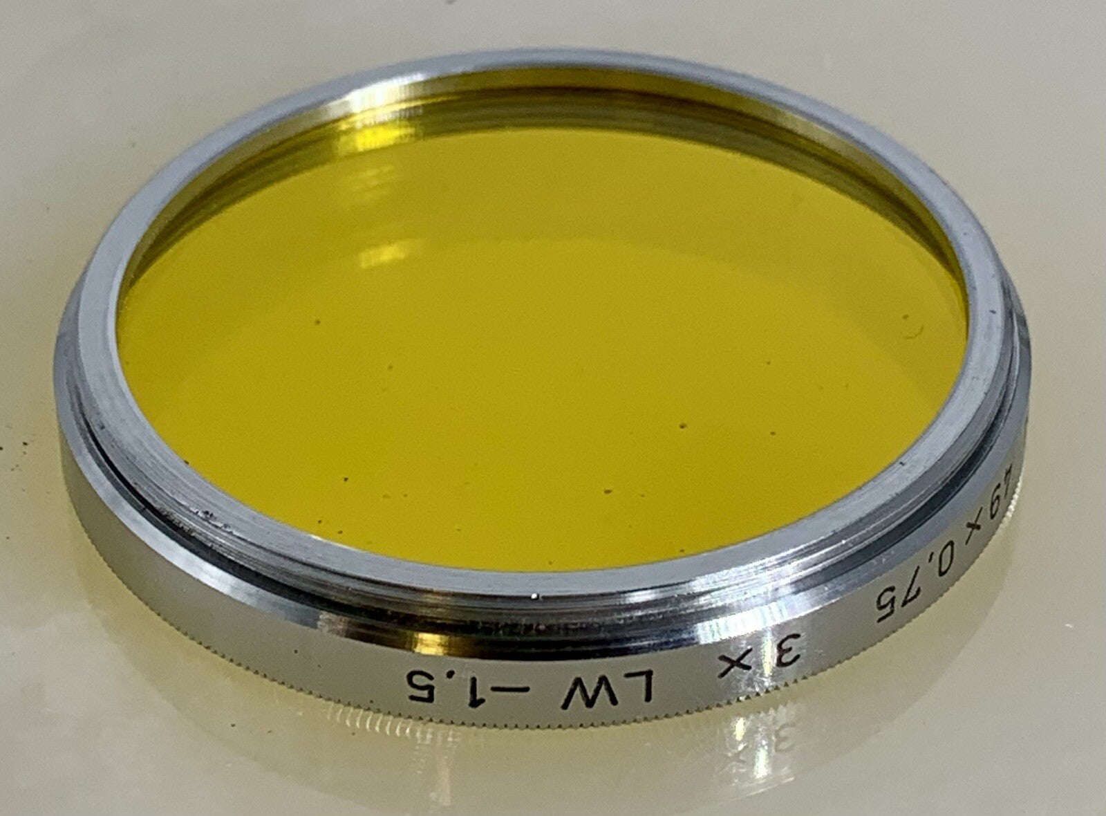 Cenei 49 x 0.75 3x LW -1.5 (Color Yellow) 49mm + Leather Case - 1083