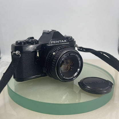 Pentax MV 1 35mm SLR Camera, with 50mm f/2 Prime Lens, Strap TESTED  #6060