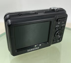 Samsung COMPACT DIGITAL CAMERA ES9 12.2MP BLACK WITH COVER - TESTED - 9854