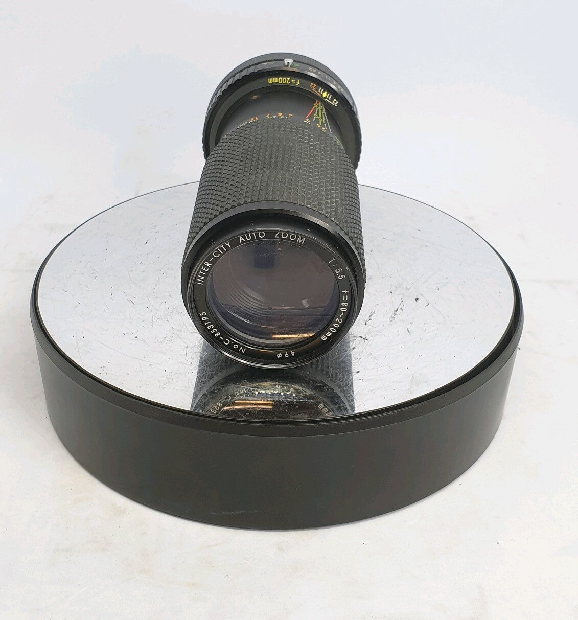 Inter-City Auto Zoom 1:5.5  f=80 - 200mm Lens Camera mount Good Condition #8782