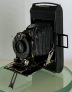 Vintage Voigtlander 1929 Folding 6x9 Roll Film Camera Voigtar 1:6.3 f=10.5cm-3416