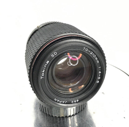 Tokina Camera Lens SZ-X 210 70~210mm F4~5.6 SD Glass Element PentaxP/KA Ricoh RK6