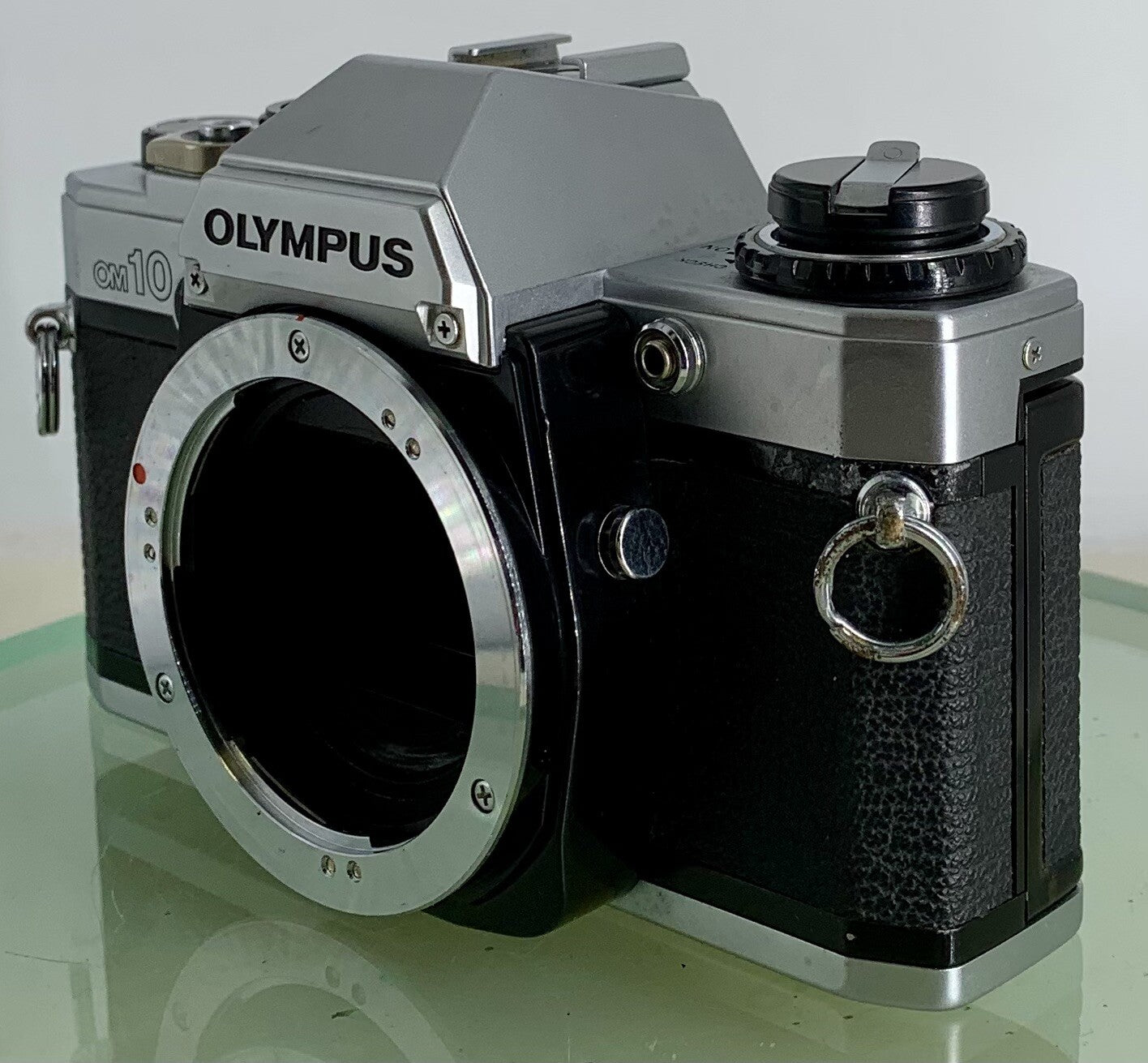 *SERVICED*Olympus OM10 35mm Film SLR Manual Camera+ OM 135 F3.5 Zuiko Lens+FLASH6