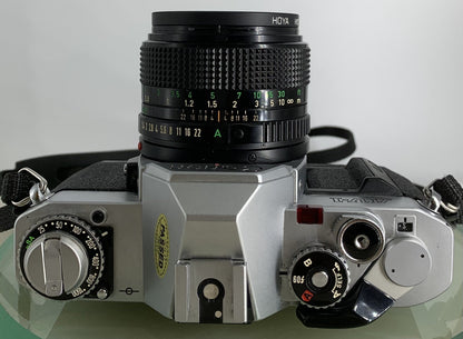 Canon AV-1 SLR 35mm Film Camera With a Canon 50mm 1.8 Lens + Battery Grip TESTED7
