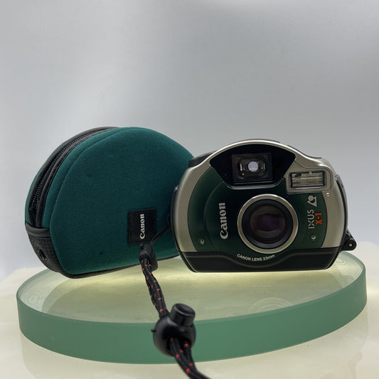 CANON IXUS X-1 UNDERWATER APS FILM CAMERA~BUILT IN FLASH Case Tested #8040