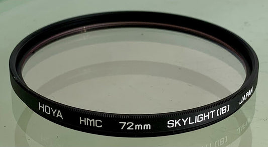 Vintage Hoya HMC 72mm  Skylight (1B) Camera Lens Filter + GOOD CONDITION - 3060