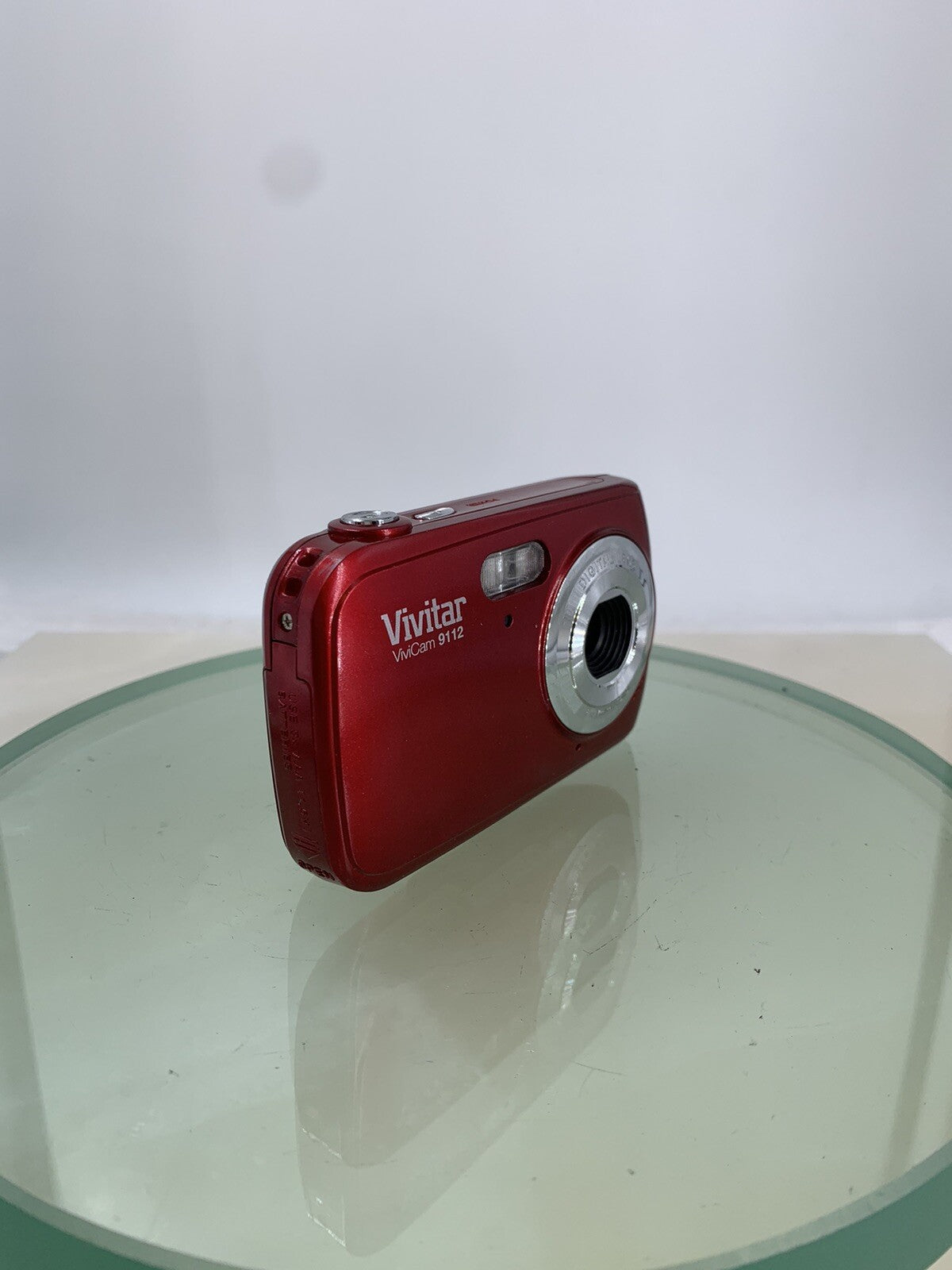 Vivitar ViviCam 9112 Digital Compact Camera 9.1 MP RED + COVER TESTED - 922