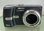 Panasonic LUMIX DMC-TZ1 GREY COMPACT DIGITAL CAMERA  - NO CHARGER - TESTED - 2421