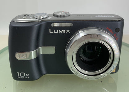 Panasonic LUMIX DMC-TZ1 GREY COMPACT DIGITAL CAMERA  - NO CHARGER - TESTED - 2421