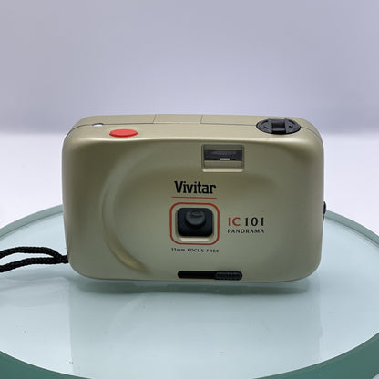 Vivitar IC 101 Panorama 35mm Compact Film Camera with box Excellent Condi# 6361