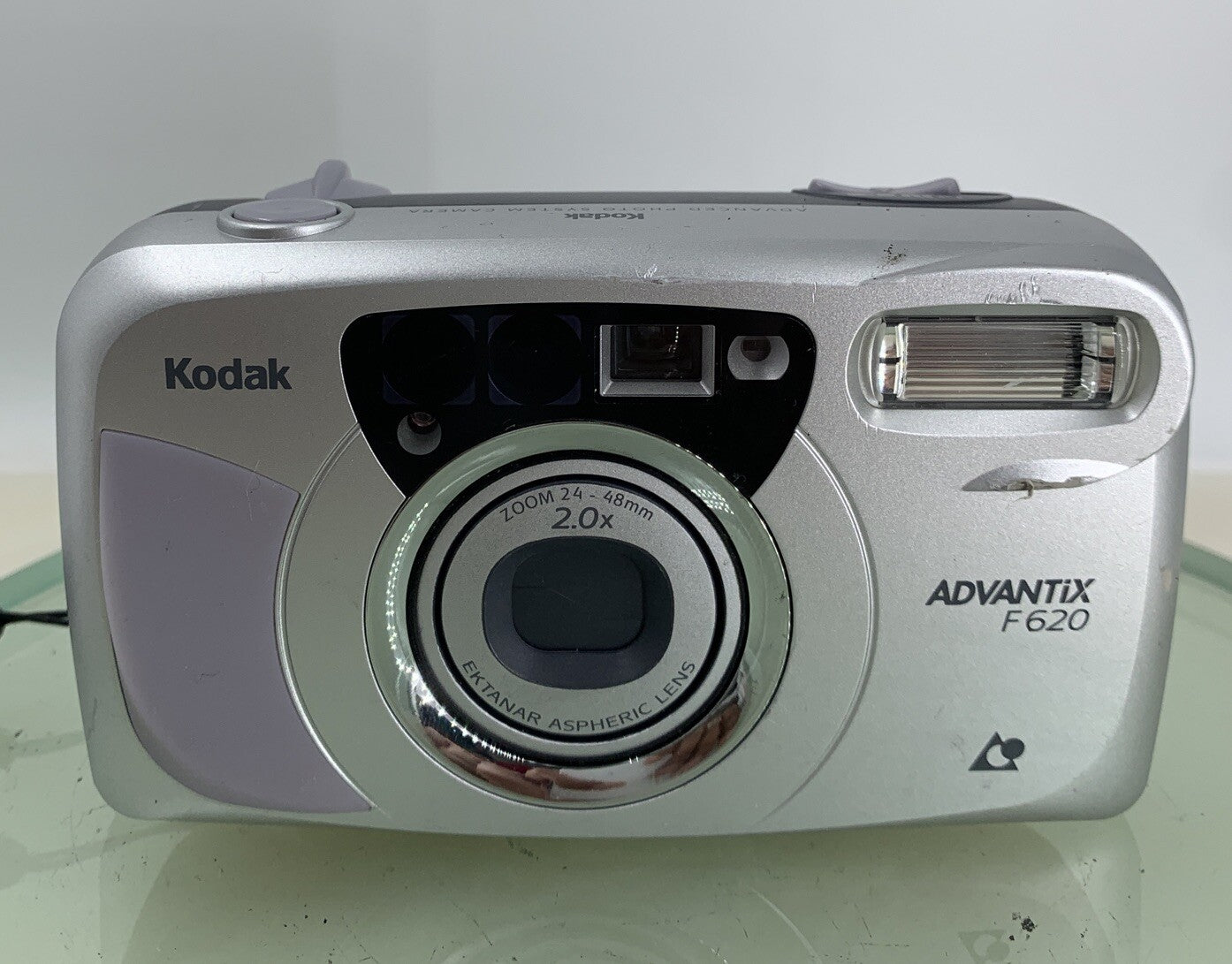 KODAK ADVANTiX F620 ZOOM 24-48mm POINT AND SHOOT FILM CAMERA SILVER TESTED- 3081