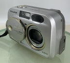 Fujifilm COMPACT Digital Camera FinePix A204 2.0MP 32MB CARD SILVER TESTED - 1432