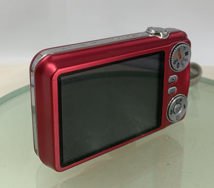 Fujifilm COMPACT DIGITAL CAMERA FinePix JX530 14.0MP Red NO CARD - Tested - 9764