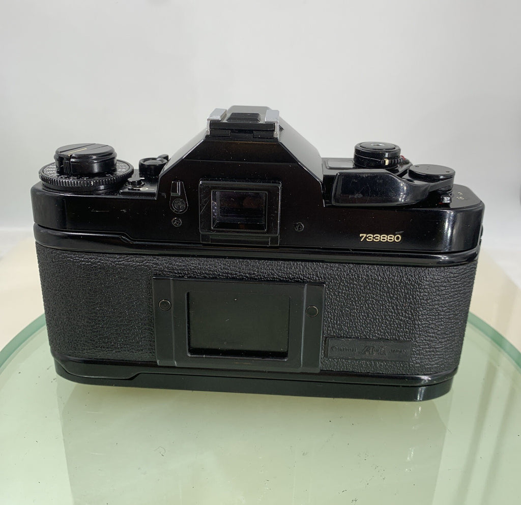 Canon A-1 35mm SLR Film Camera + FD 50mm f/1.8 Prime Lens BOXED, BOOK, STRAP#8065