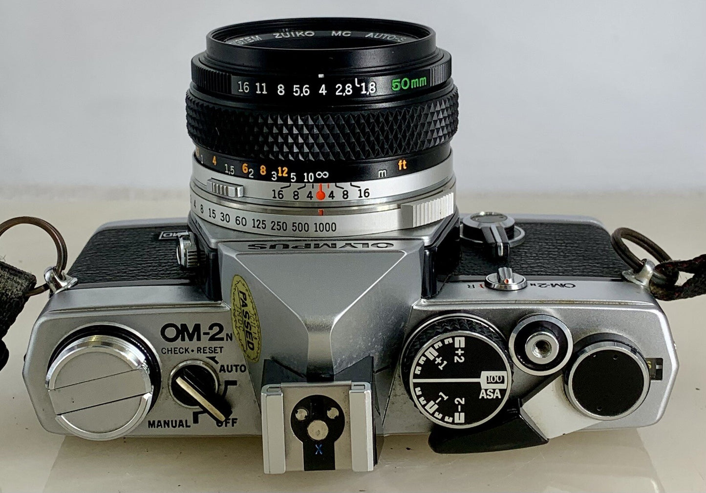 Olympus OM-2N MD 35mm Film SLR Manual Camera+Olympus 50mm F/1.8 Zuiko Lens+Case7