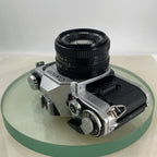 Canon AE-1  35mm SLR Film Manual Camera + Canon 50mm F/1.8 FD Lens Like A-1 #7437