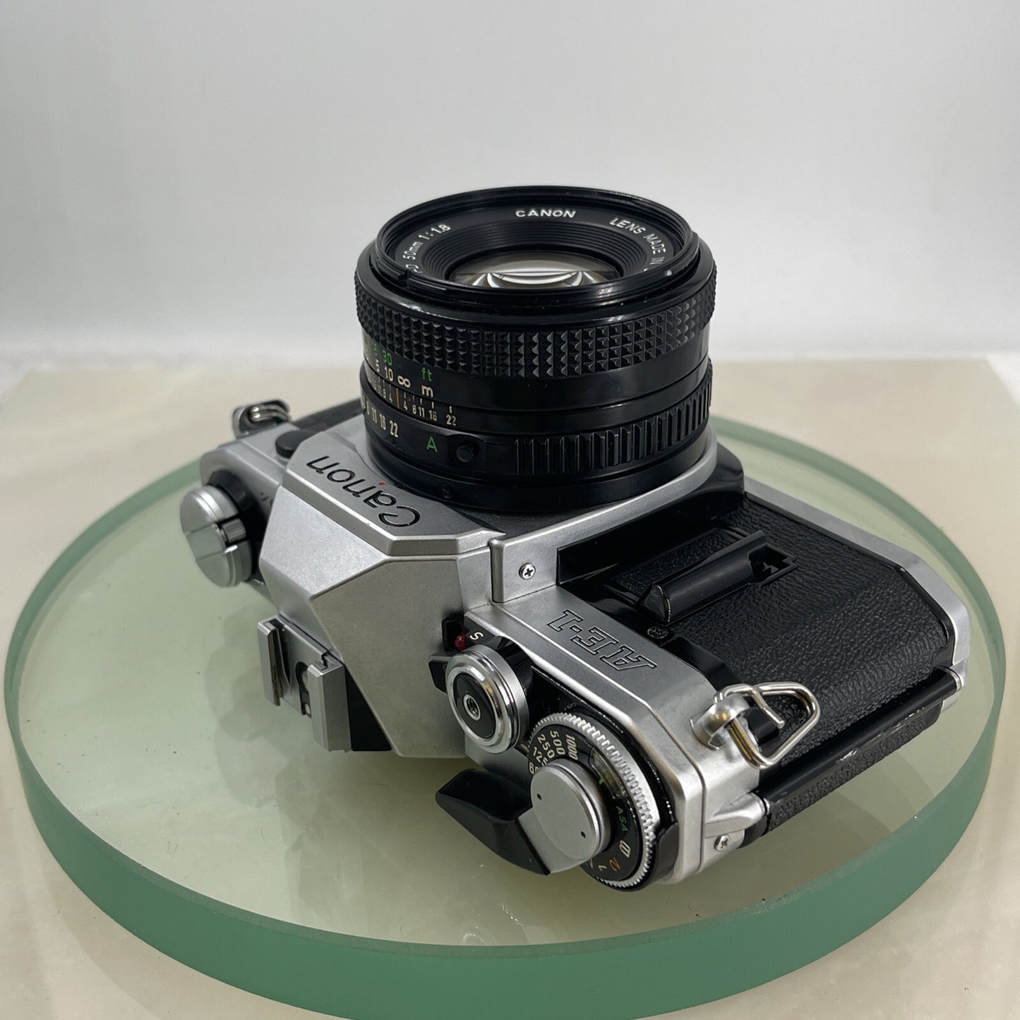 Canon AE-1  35mm SLR Film Manual Camera + Canon 50mm F/1.8 FD Lens Like A-1 #7437