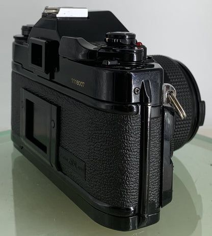 BEAUTIFUL Canon A-1 35mm SLR Camera Body+ SIGMA 28mm f/1.8 FULLY WORKING #1693