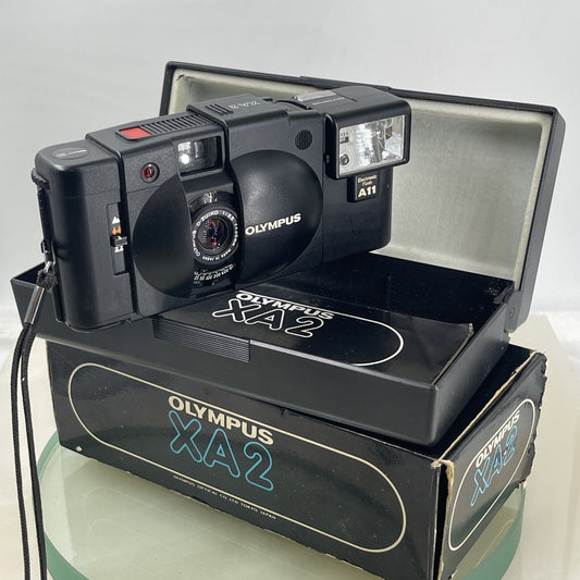 OLYMPUS XA2 Electronic Flash A11 D.ZUIKO 35mm f3.5 TESTED  POINT & SHOOT CAMERA0