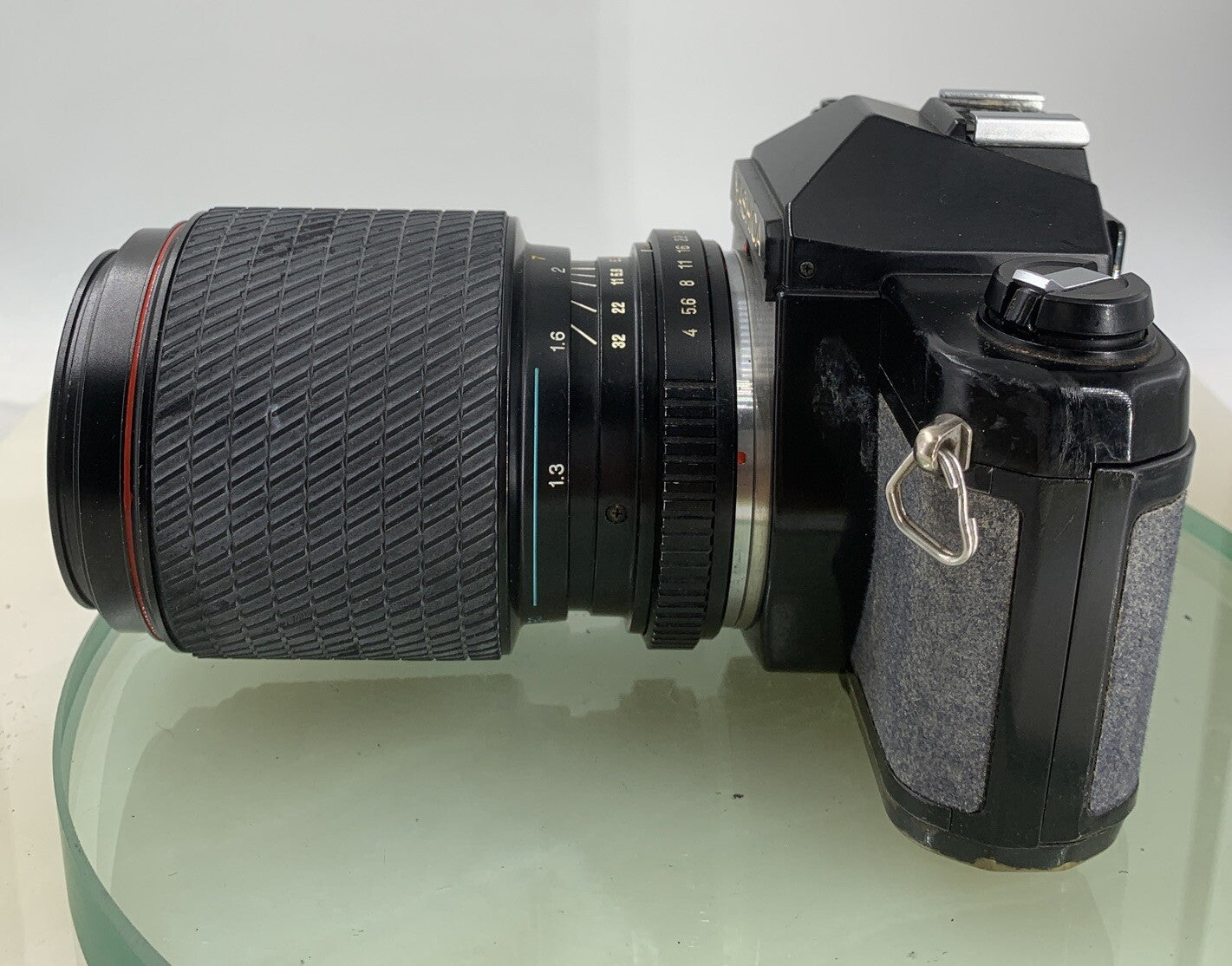 YASHICA FX-3 SUPER 2000 VINTAGE FILM CAMERA BLACK 70-210mm +BAG TESTED - 2093