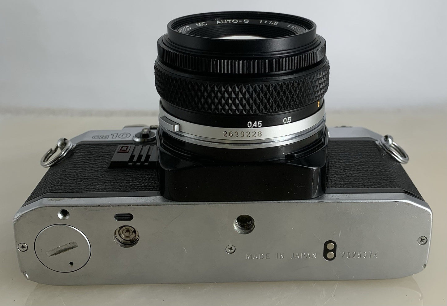 SERVICED Olympus OM10 35mm Film SLR Manual Camera + Olympus 50mm f/1:1.8 MC #1298