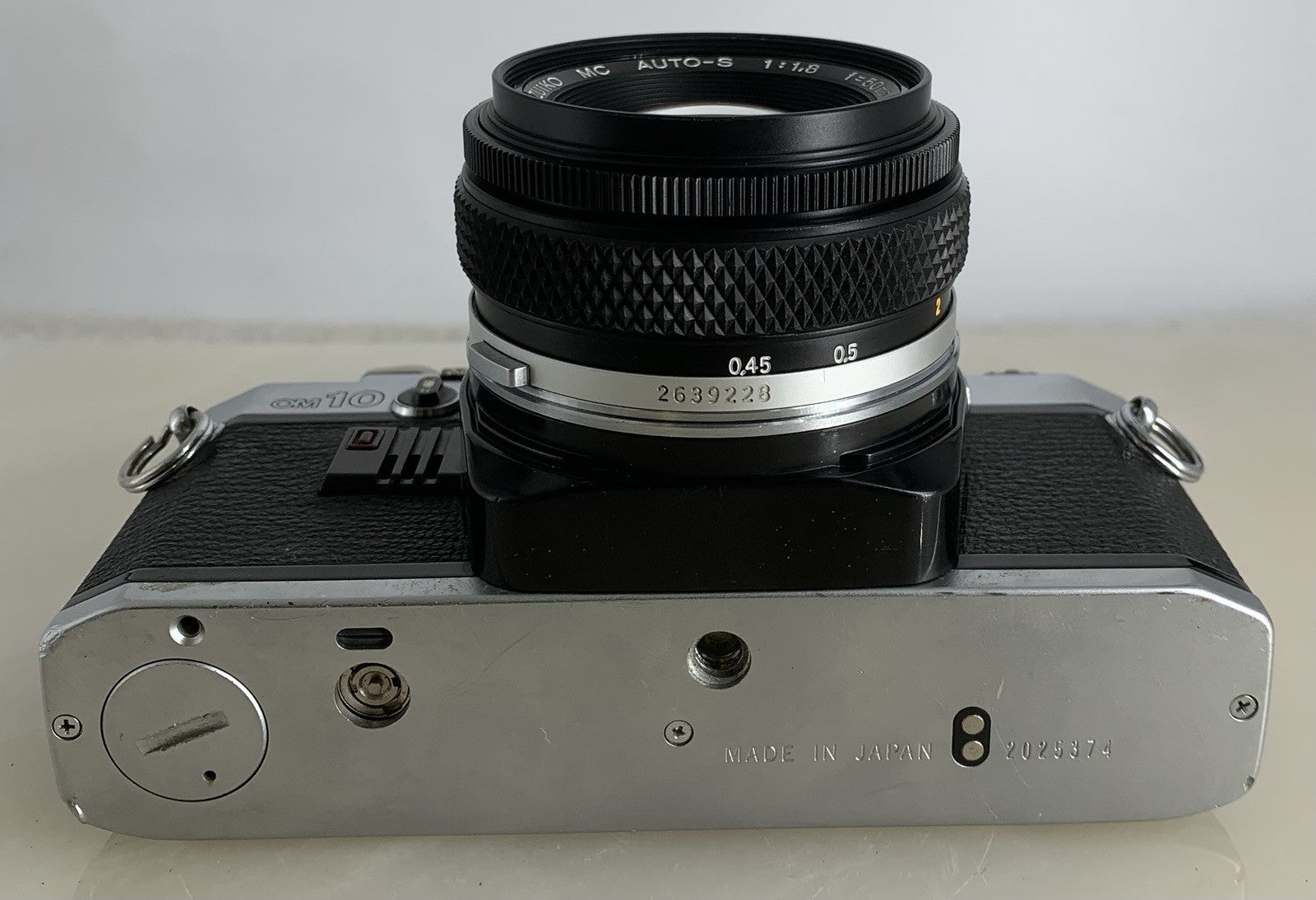 SERVICED Olympus OM10 35mm Film SLR Manual Camera + Olympus 50mm f/1:1.8 MC #1298