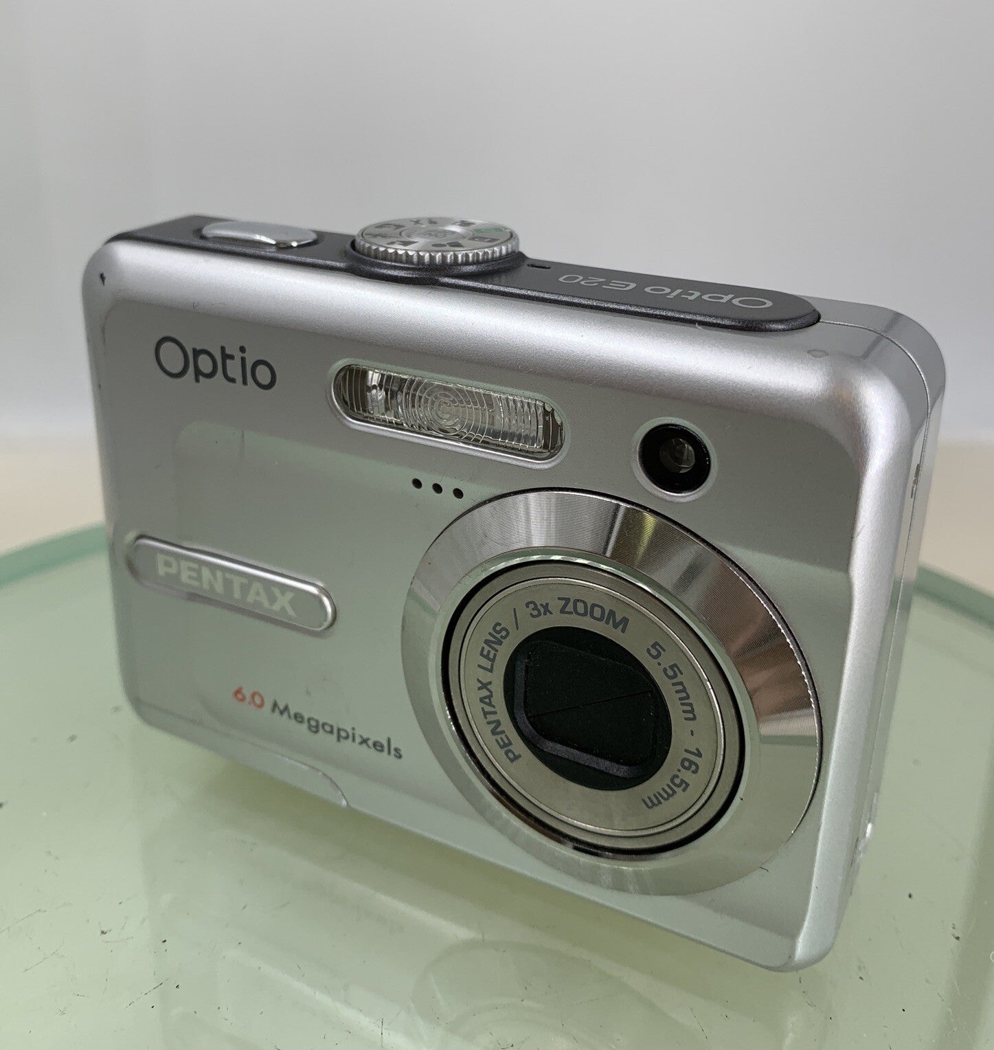 Pentax Optio E20 6mp Digital Film Camera With Case & 1.0GB SD Card Tested - 5921