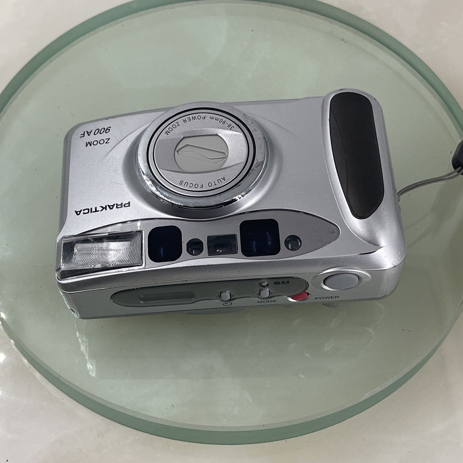 Praktica Zoom 900 AF Praktica 38-90mm Power Zoom Lens Full Working With Case#3708