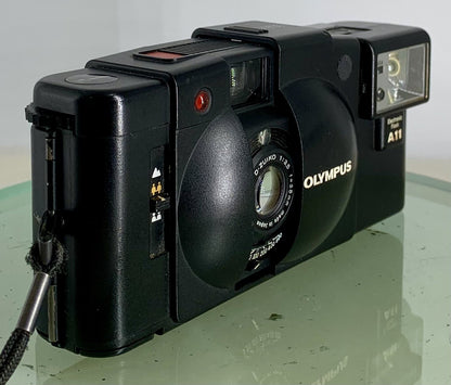 OLYMPUS XA2 Electronic Flash A11 D.ZUIKO 35mm f3.5 TESTED  POINT & SHOOT CAMERA2