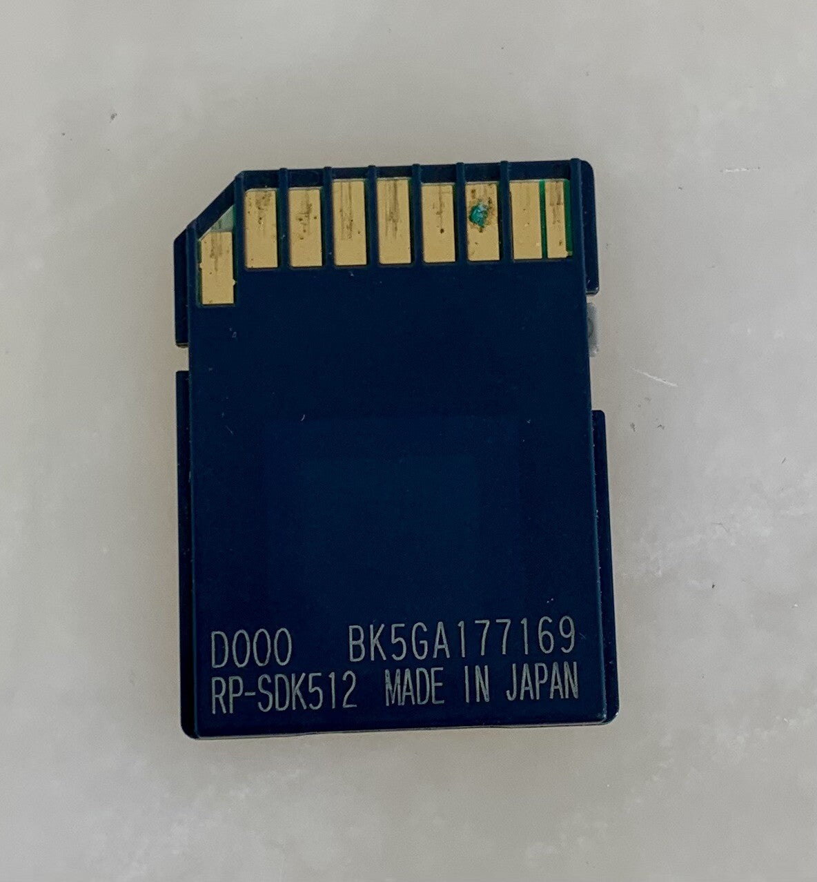 Vintage Panasonic 512 MB Secure Digital Memory Card - Pro High Speed #891