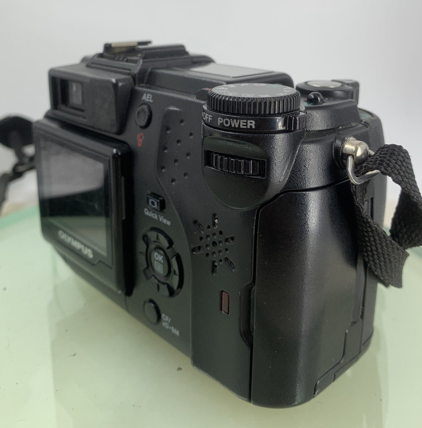 Olympus Camedia C5050 5MP Digital Camera 3x Zoom BLACK NO CHARGER TESTED - 2176