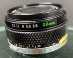 {SERVICED} Olympus OM-System G.Zuiko Auto-W 1:3.5 f=28mm Lens2