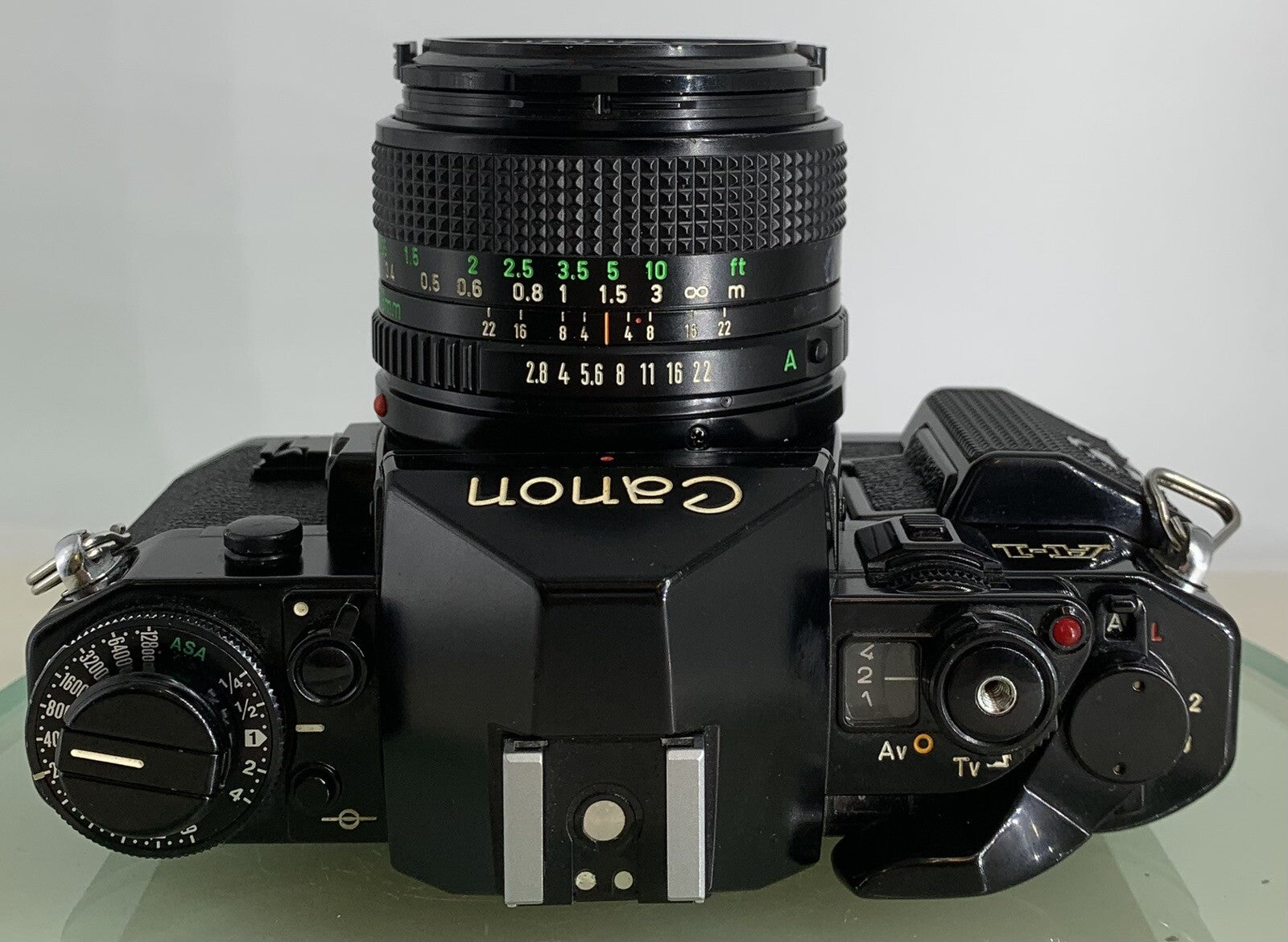 BEAUTIFUL Canon A-1 35mm SLR Camera Body+ SIGMA 28mm f/1.8 FULLY WORKING #1698
