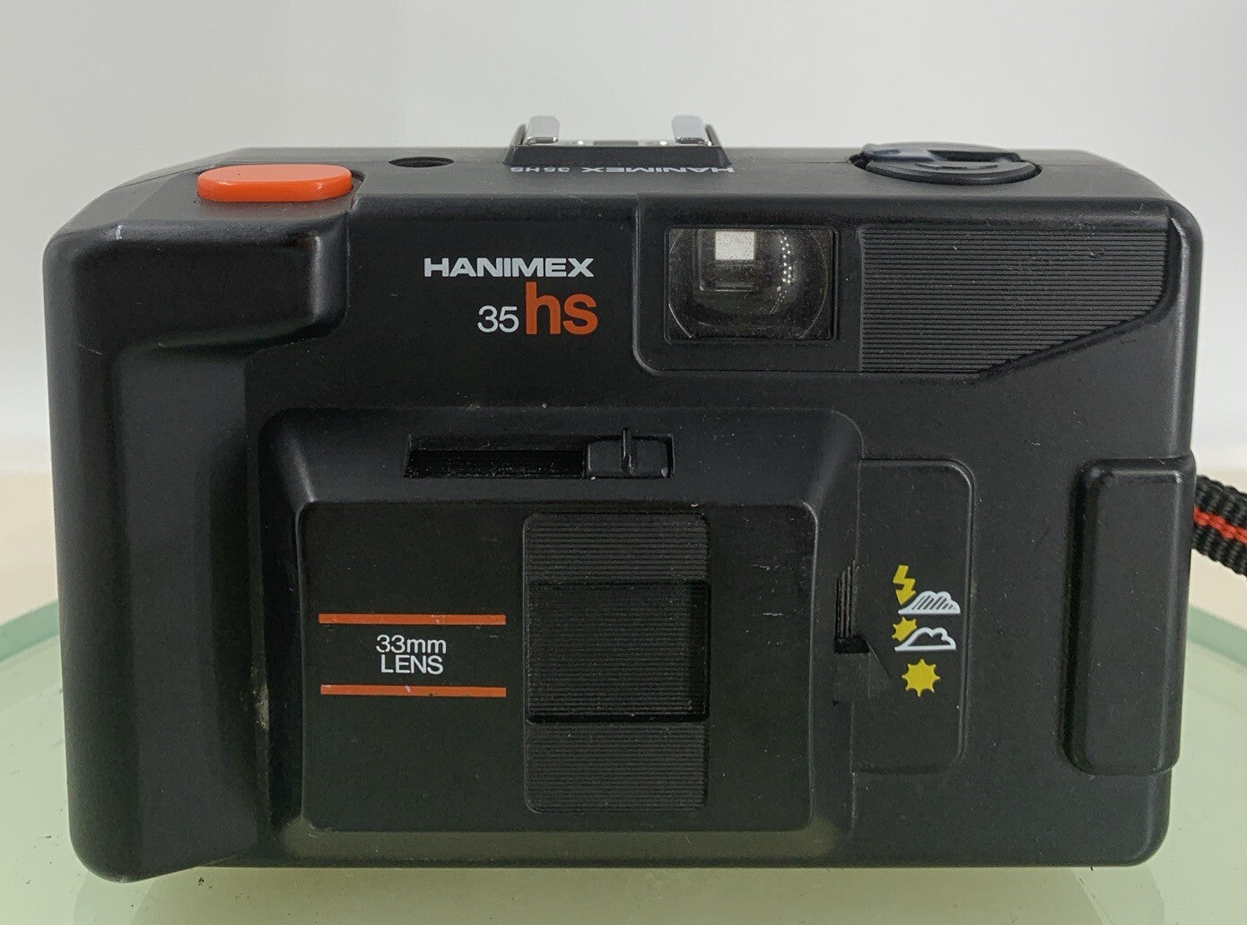 VINTAGE HANIMEX 35HS 35MM POINT AND SHOOT CAMERA BLACK FUNCTIONAL TESTED - 6551