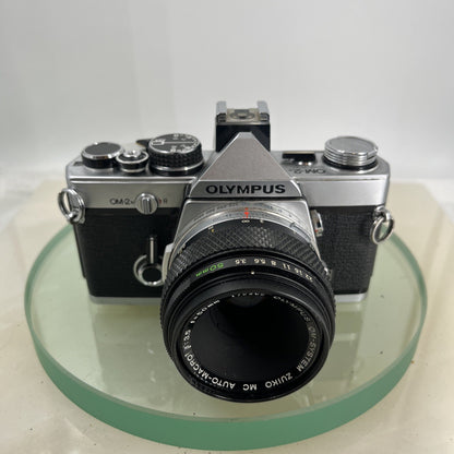 Olympus OM-2N MD 35mm Film SLR Manual Camera Olympus AUTO S50mm F/3.5 Zuiko Lens2