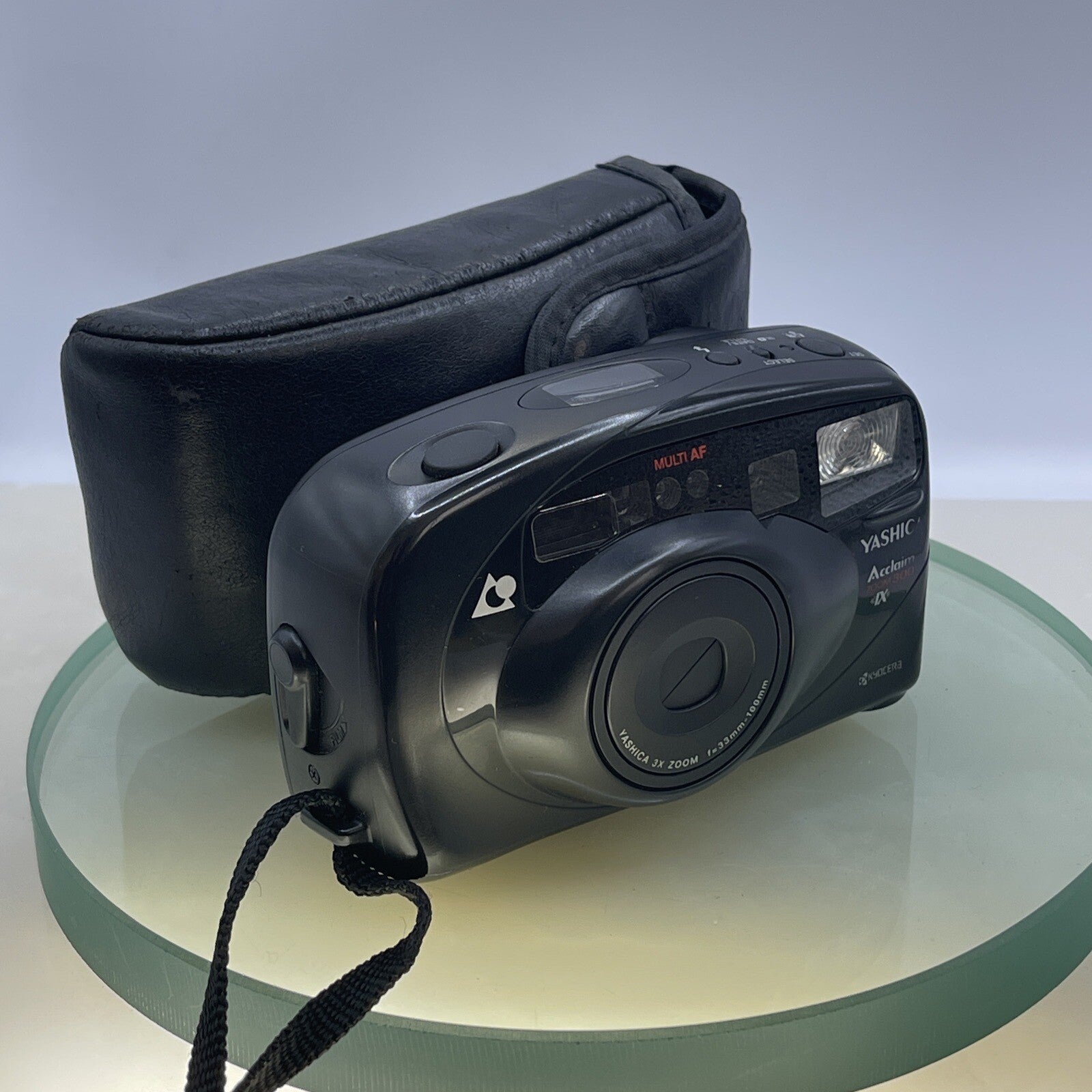  YASHICA ACCLAIM  ZOOM 300 Camera&CASE WORKING - RARE #1260