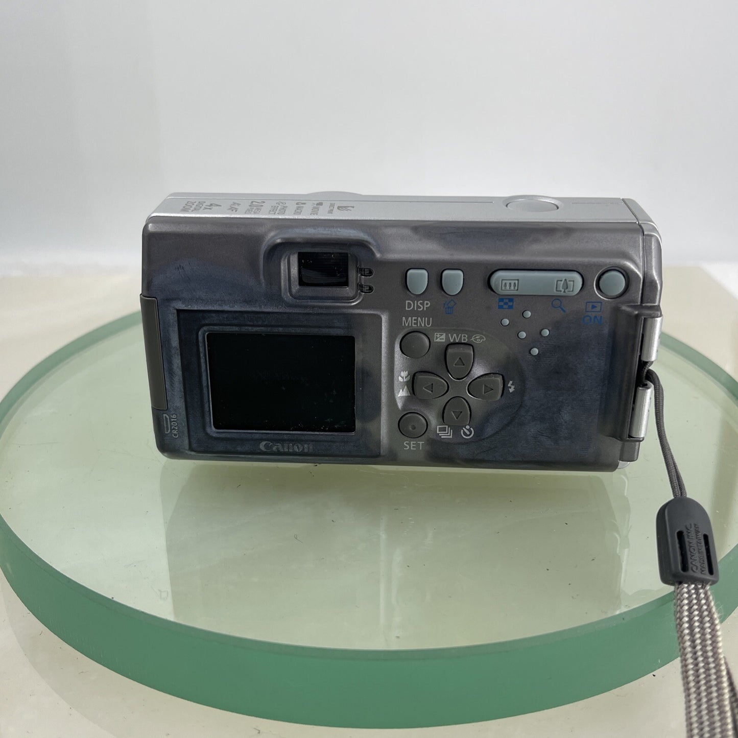 Vintage Canon PowerShot A200 2.0MP Digital Camera Tested + 2GB Memory Card #6705