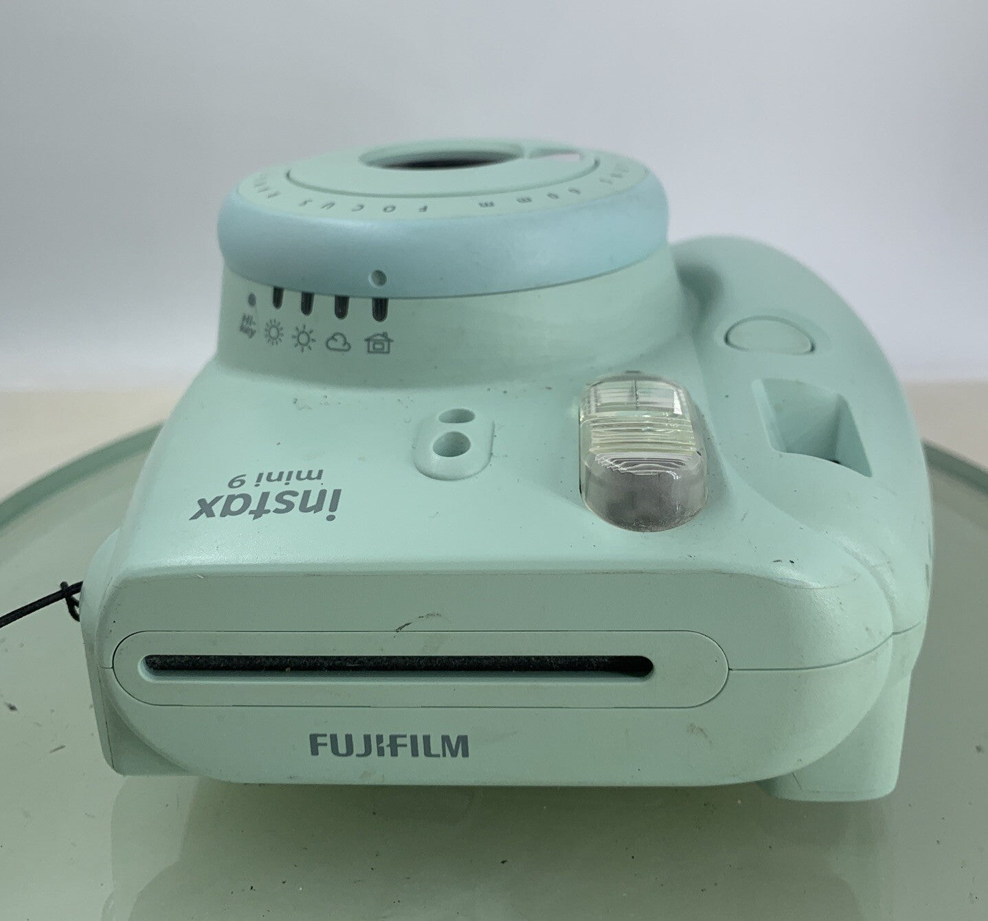 FUJIFILM INSTAX Mini 9 GREEN CAMERA GOOD CONDITION - TESTED - 3228