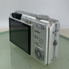 TRAVELER DC-8300 DIGITAL STILL CAMERA SILVER WITH CHARGER +COVER TESTED - 3226