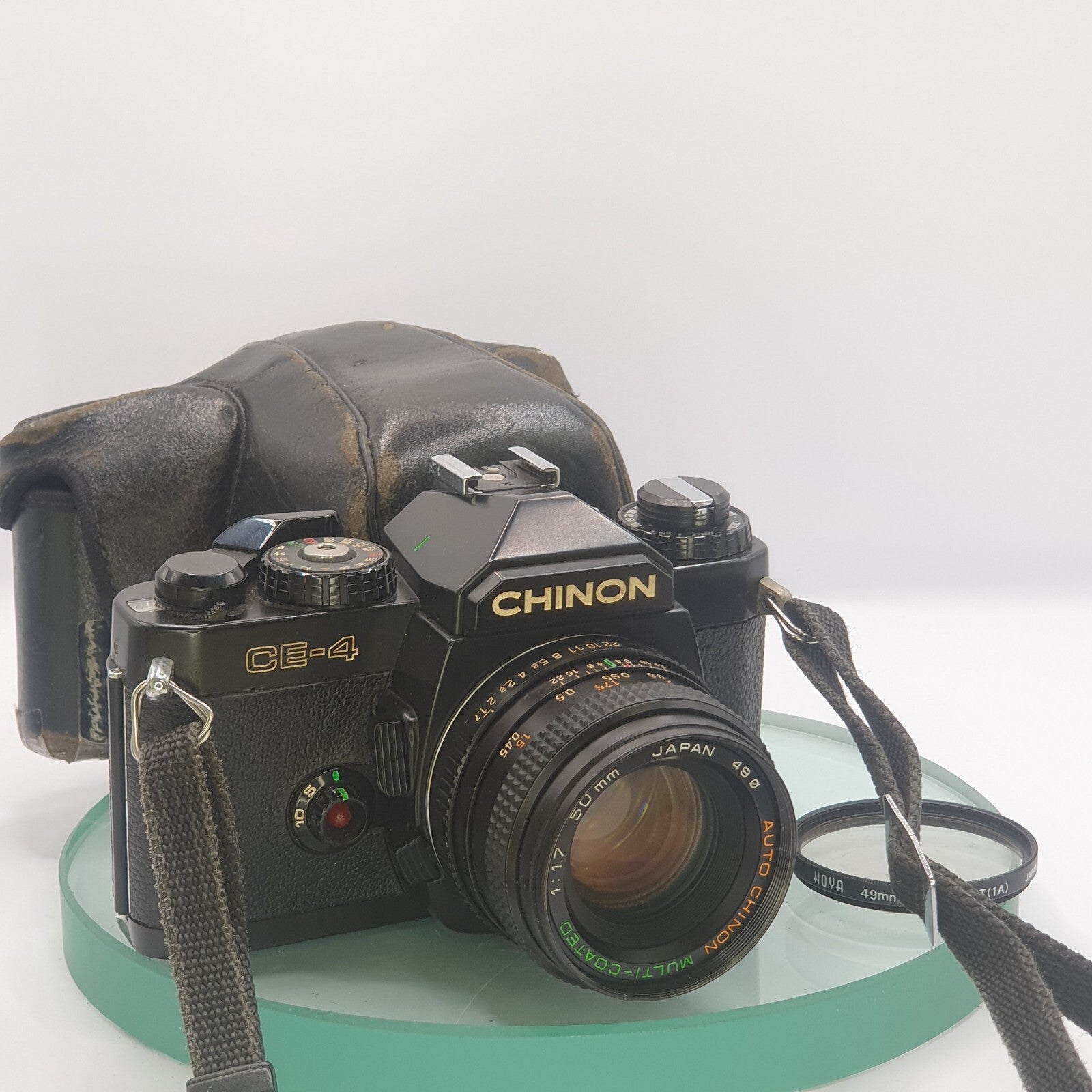 CHINON CE-4 35mm Film SLR Manual Camera with CHINON 50mm F/1.7 MC Lens #8030