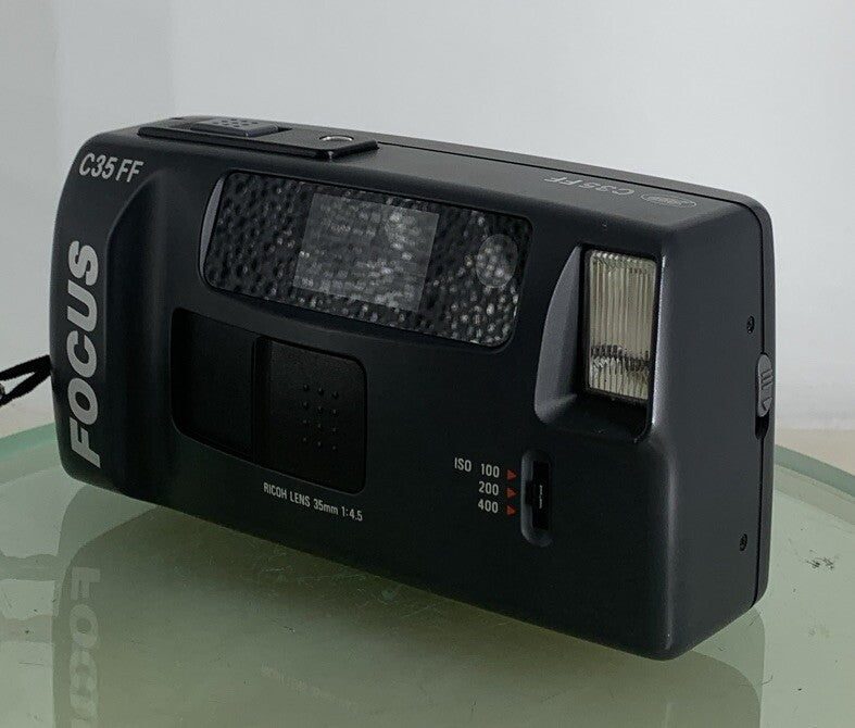 Boots 35mm Camera Focus C35FF Flash Auto Focus Vintage BLACK TESTED - 8022