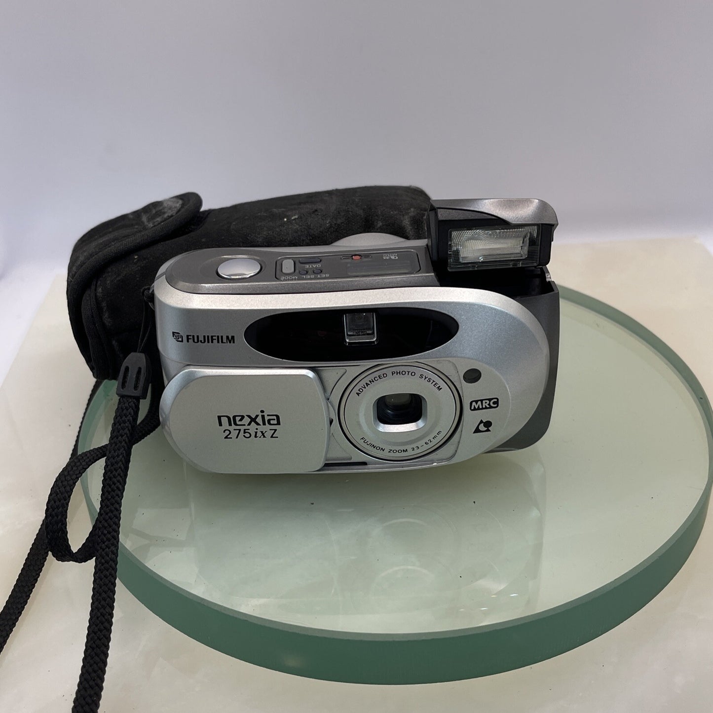 Fuji Fujifilm Nexia 275ix Z APS Film Camera TESTED Cased - Silver  #2631