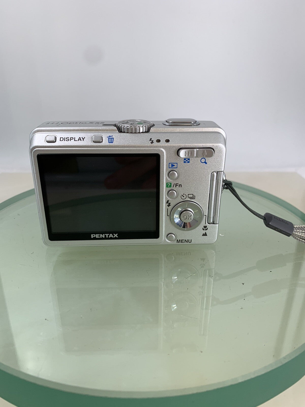 Pentax Optio S55 5.0MP Compact Digital Camera SILVER NO CARD TESTED - 8143