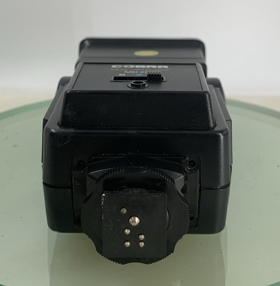 VINTAGE COBRA MULTI DEDICATED MD 250 FLASH LIGHT FOR DSLR CAMERA BLACK TESTED4205