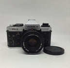 YASHICA FX-D QUARTZ 35mm FILM SLR CAMERA WITH YASHICA 50mm F/1.9 ML Lens 121
