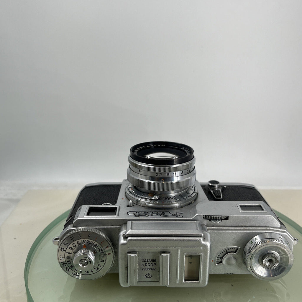 Kiev-IIIa KIEV-3 Russian USSR 35mm Camera Jupiter-8m 50mm f/2 Lens  tested #4545